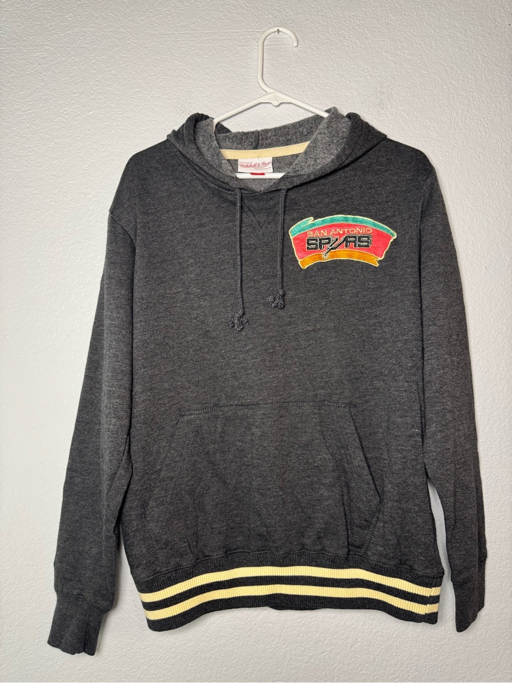 San Antonio Spurs Charcoal Pullover Hoodie